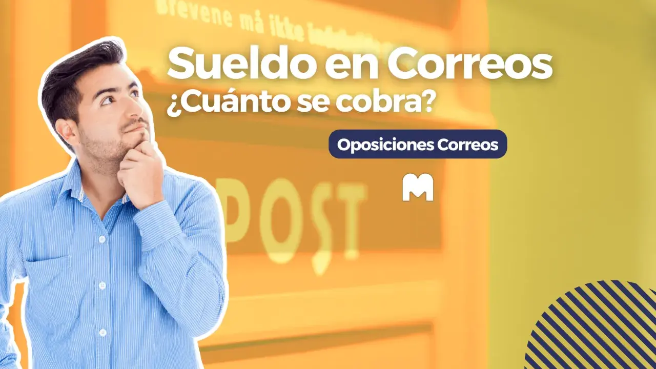 Hombre pensativo frente a un buzón de correos, preguntándose sobre el sueldo en Correos y su futuro laboral en atención al cliente.