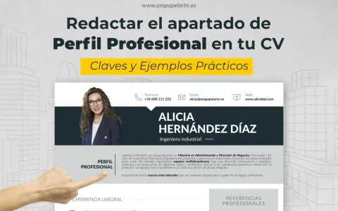 Mujer sonriente con gafas, foto profesional para CV. Ingeniera industrial con experiencia internacional.