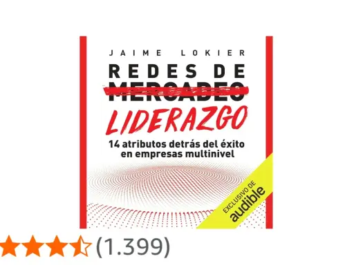 Libros de liderazgo: "Redes de Mercadeo: Liderazgo" de Jaime Lokier, con 14 atributos para el éxito en empresas multinivel.