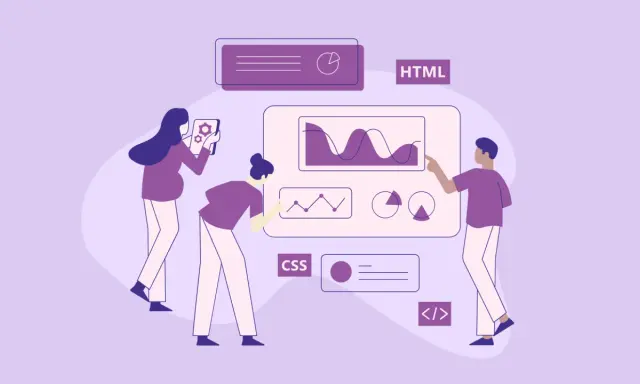 Equipo analizando gráficos y código para la toma de decisiones basada en datos.